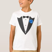 Tuxedo Black and white T-Shirt (Voorkant)