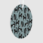 Tuxedo Black en White Cats Ornament (voorkant)