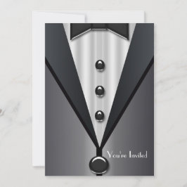 Tuxedo Black Tie Formele Evenement Kaart