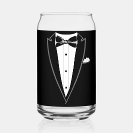 Tuxedo blikvorm glas