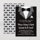 Tuxedo boek Kaart, boeken voor Baby Informatiekaartje (Voorkant / Achterkant)