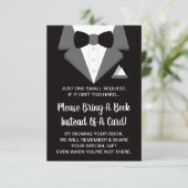 Tuxedo boek Kaart, boeken voor Baby Informatiekaartje (Staand voorkant)