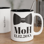 Tuxedo Bow Stropdas Man of Maid of Honor Mok