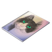 TUXEDO CAT ART CARNET (Côté gauche)