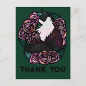 Tuxedo Cat Black en witte katten Briefkaart (Voorkant)