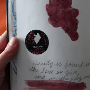 Tuxedo Cat Black en witte katten Ronde Sticker