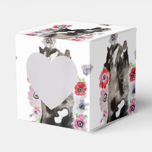 Tuxedo Cat Black White Cats Birthday Bedankdoosjes