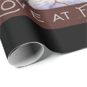 Tuxedo Cat Coffee Co. Love At First Sip Funny Cat Cadeaupapier (Rol Hoek)