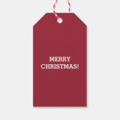 Tuxedo Cat dans un stock rayé étiquettes cadeaux (Dos)