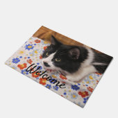 Tuxedo Cat Deurmat (Schuin)