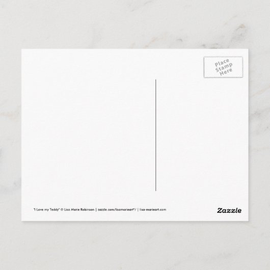 Tuxedo Cat en Teddy Bear met Bow Stropdas Briefkaart (Achterkant)