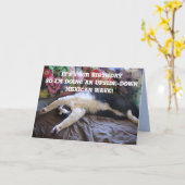 Tuxedo Cat Funny Mexicaine Vague Cute Carte Annive (Fleur jaune)