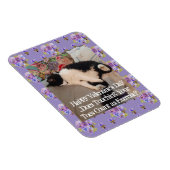 Tuxedo Cat Funny Touching Toes Valentines Day Magneet (Rechterzijde)