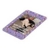 Tuxedo Cat Funny Touching Toes Valentines Day Magneet (Linkerzijde)