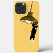 Tuxedo Cat Hanging op lamp Case-Mate iPhone Case (Achterkant)