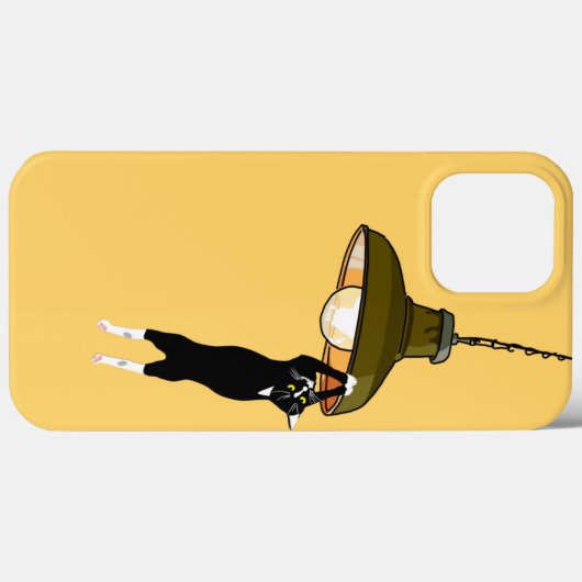Tuxedo Cat Hanging op lamp Case-Mate iPhone Case (Achterkant (horizontaal))