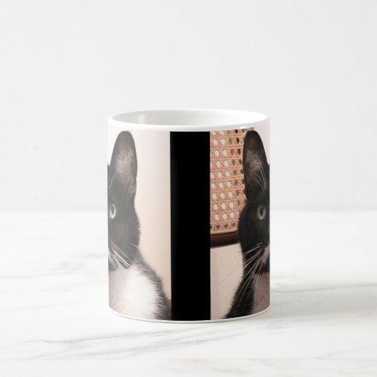 Tuxedo Cat Magische Mok (Center)