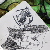 Tuxedo Cat Merry kerst Rubberstempel