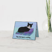 Tuxedo Cat Nap Pensioen Kaarten (Voorkant)