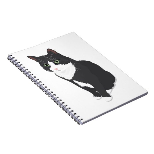 Tuxedo Cat Notitieboek (Rechterzijde)