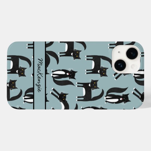 Tuxedo Cat op maat Case-Mate iPhone Case (Achterkant (horizontaal))