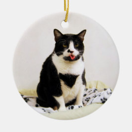 Tuxedo Cat Ornament