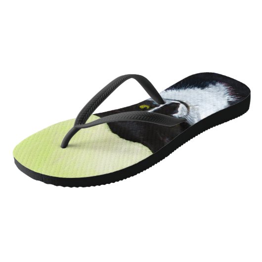 Tuxedo Cat Paining - Kute Original Cat Art Teenslippers (Schuin)