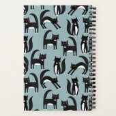 Tuxedo Cat Pattern Notitieboek (Achterkant)