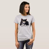 Tuxedo Cat personaliseren T-shirt (Voorkant volledig)