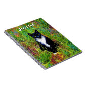Tuxedo Cat Pop Art Journal Notitieboek (Rechterzijde)