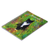Tuxedo Cat Pop Art Journal Notitieboek (Linkerzijde)