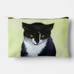 Tuxedo Cat Portrait Schilderen Schattigee Originel Etui
