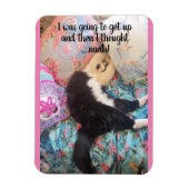 Tuxedo Cat Slapeping Funny Gezegde cats Magnet Magneet (Verticaal)