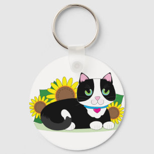 Tuxedo Cat Sleutelhanger