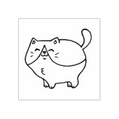 Tuxedo Cat Stamp Rubberstempel (Afrduk)