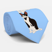 Tuxedo Cat-Stropdassen Stropdas (Opgerold)