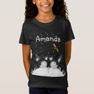Tuxedo Cat surpris par le T-shirt Dragonfly (Dark)