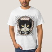 Tuxedo Cat T-Shirt (Voorkant)