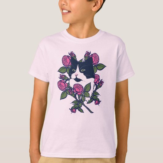 Tuxedo Cat T-shirt (Voorkant)