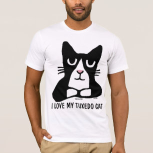 TUXEDO CAT T-shirts, IK HOOR MIJN TUXEDO CAT T-shirt
