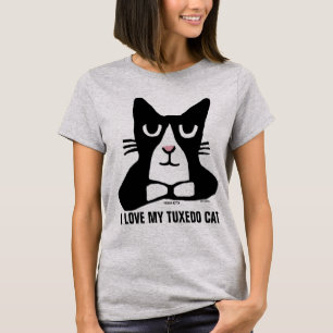 TUXEDO CAT t-shirts, KAT T-Hemden van PANDA T-shirt