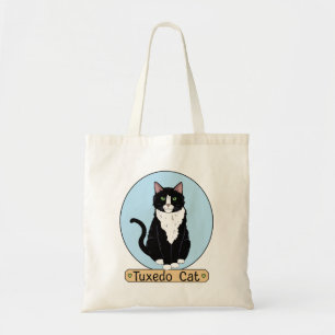 Tuxedo Cat Tote Bag