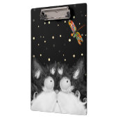 Tuxedo Cat Veroverd door Dragonfly Klembord (Links)