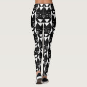Tuxedo Cats Black en White Cute Pattern Leggings (Achterkant)