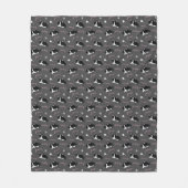 Tuxedo Cats Pattern Fleece Deken (Voorkant)