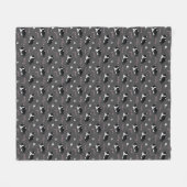 Tuxedo Cats Pattern Fleece Deken (Voorkant (Horizontaal))