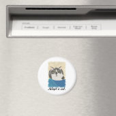 Tuxedo Chat Adopter un chat magnets de promotion (In Situ (Lave-vaisselle))