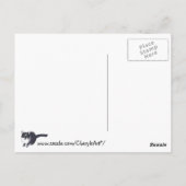 Tuxedo Chat avec Balloon Joyeuses cartes postales  (Dos)