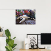 Tuxedo Chat Cute Funny Chats couchés Poster (Bureau à domicile)