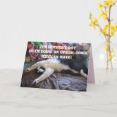 Tuxedo Chat Funny Mexique Wave Mothers Carte de jo (Fleur jaune)